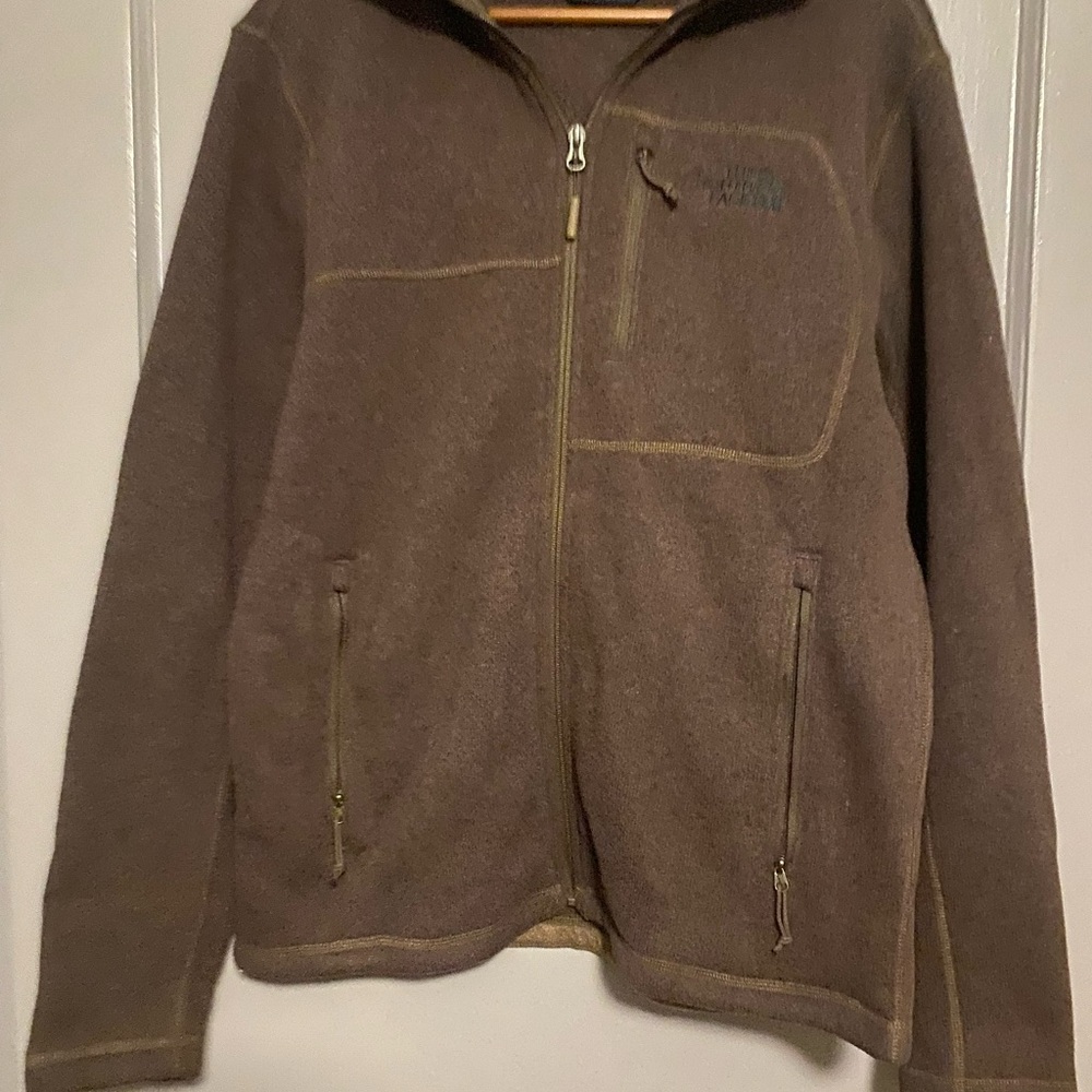 Men’s North Face Brown Full-Zip Jacket